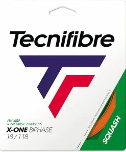 Tecnifibre X-One Biphase Orange 1.18 Set – Squash String