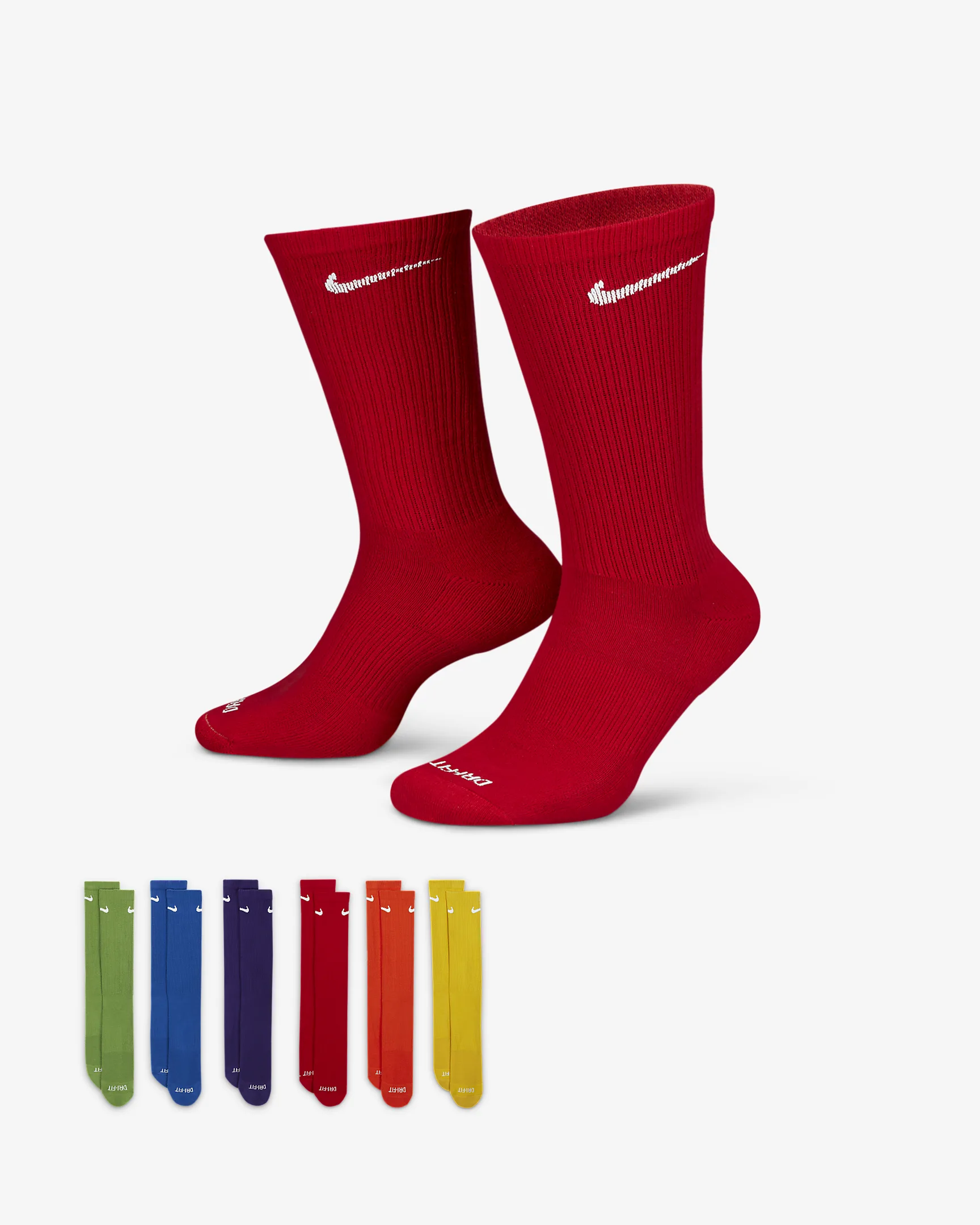 Nike Everyday Plus 6 Pack β Tennis Socks