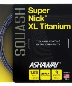 Ashaway Supernick XL Titanium 1.25 – Squash Set