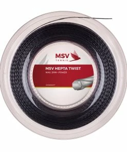 MSV Hepta Twist Anthracite Reel 1.30 Tennis String