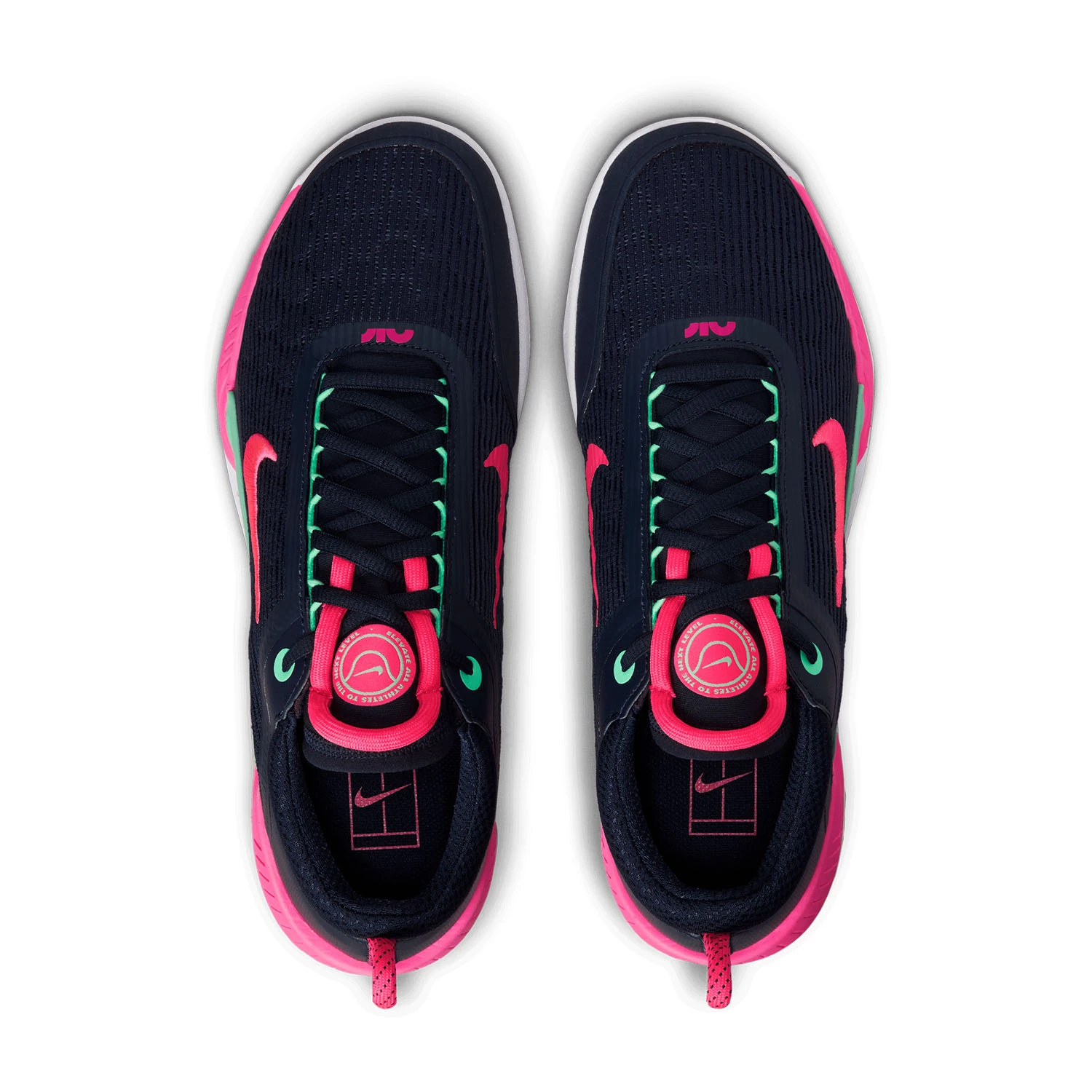 Nike Court Zoom NXT Green/Pink β Tennis Shoe - Image 4