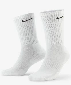 Nike Everyday Cushioned Socks White X3