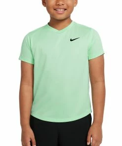 Nike Court Dri Fit Victory Green – Boys Shirt