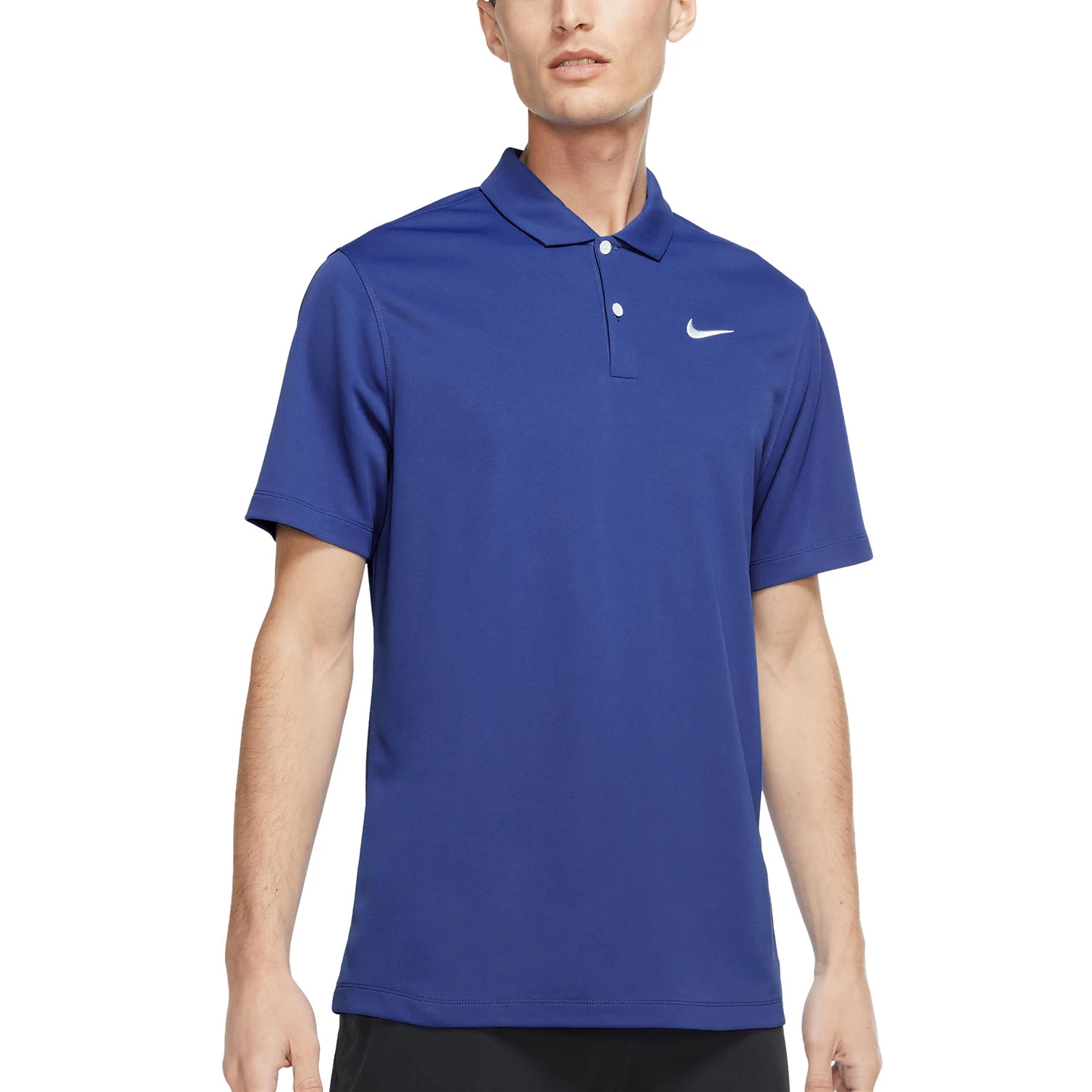 Nike Court Dri Fit Solid Polo Blue β Shirt