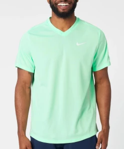 Nike Court Dri Fit Victory Green β Mens Shirt