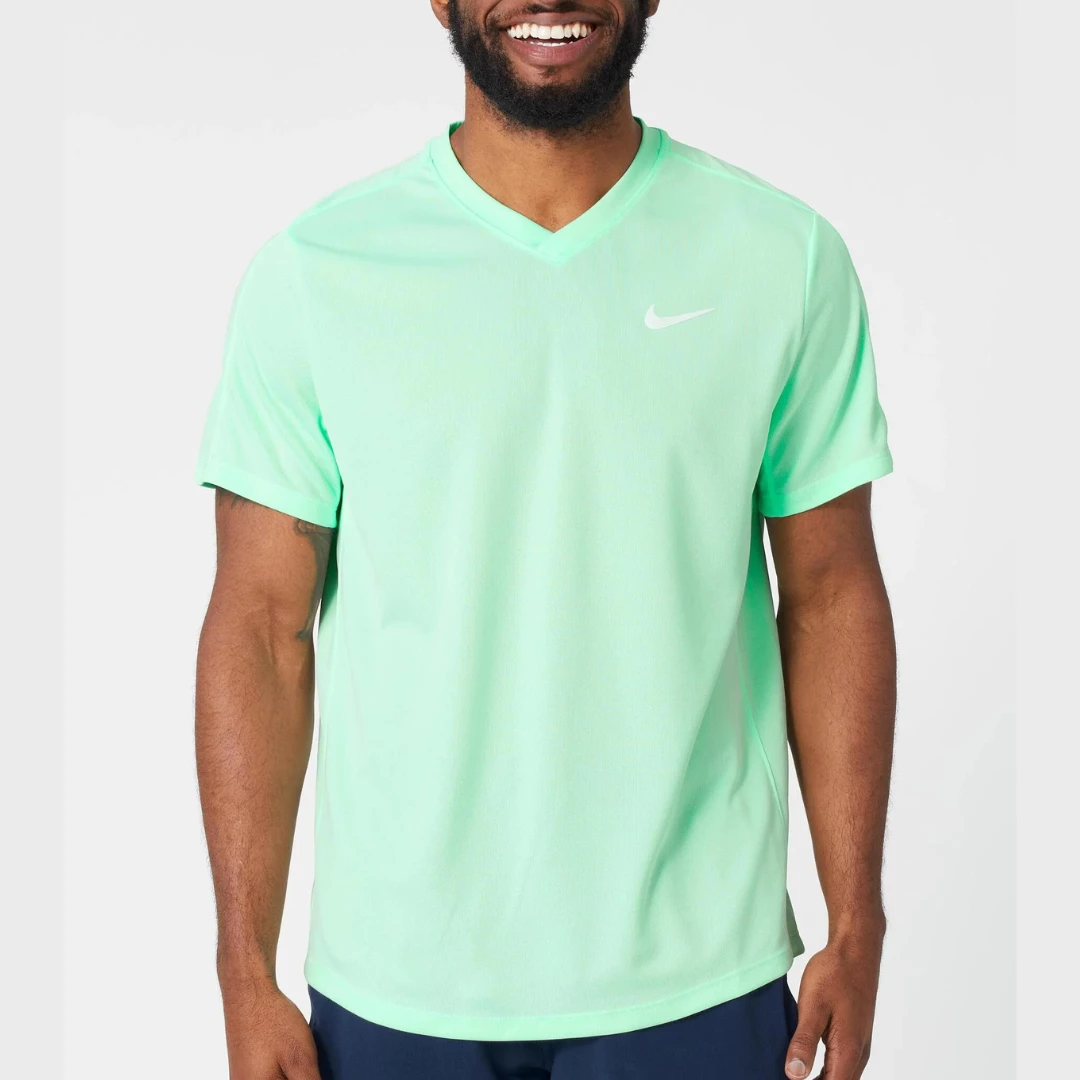 Nike Court Dri Fit Victory Green β Mens Shirt