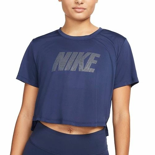 Nike Dri Fit Womans Crop Top Navy